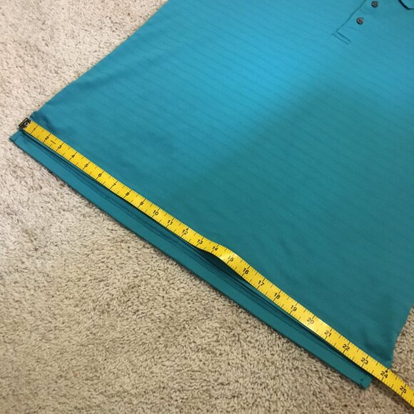 Golden Bear Performance Teal Polo Shirt - Picture 13 of 15